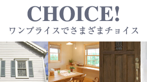 ワンプライスでさまざまチョイス!CHOICE!