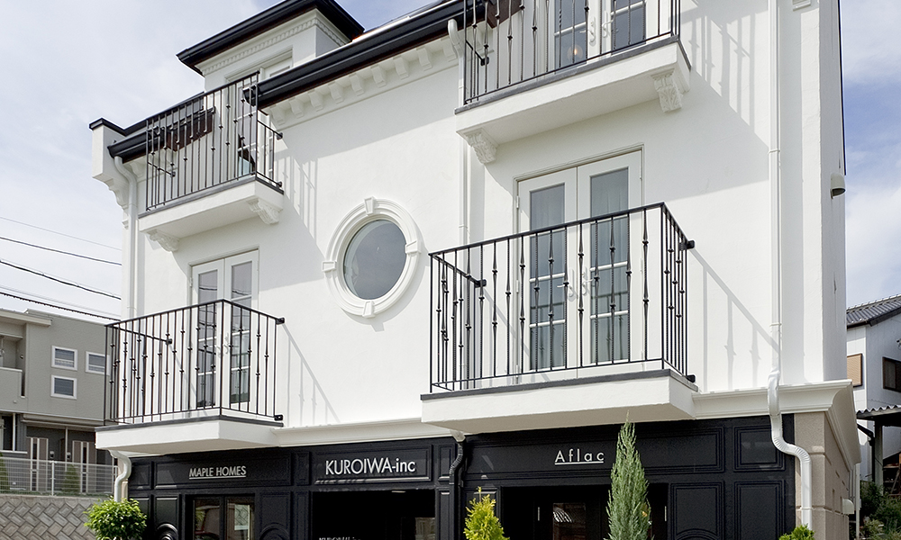 東海愛知南エリアのモデルハウス 海外のデザインを暮らしに メープルホームズの輸入住宅